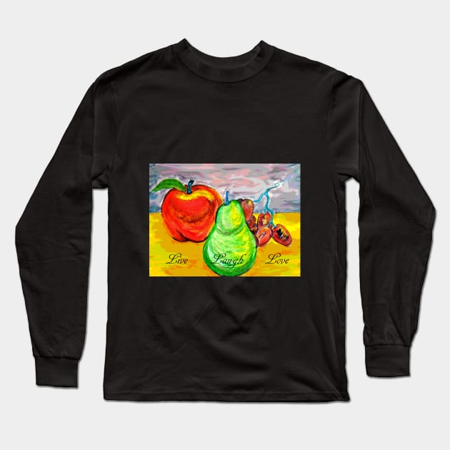 Fruits of Life Long Sleeve T-Shirt by KaySandra3